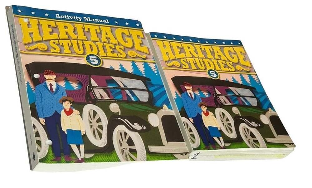 BJU Bob Jones heritage studies Grade 5 student book & activity manual